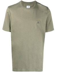 C.P. Company - Logo-embroidered Crew-neck T-shirt - Lyst
