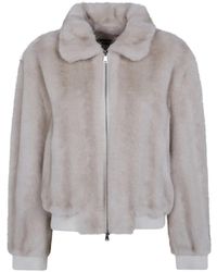 DR. HOPE - Faux-Fur Zip-Up Jacket - Lyst