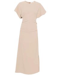 ViCOLO - Ruched-Detail Midi Dress - Lyst