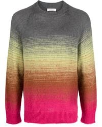 Laneus - Gradient-Effect Textured Jumper - Lyst