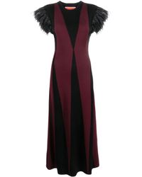 La DoubleJ - Harlequin Intarsia-knit Dress - Lyst