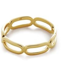 Monica Vinader - Paperclip stacking ring - Lyst