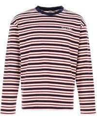 Sporty & Rich - Fale Signature Striped Sweatshirt - Lyst
