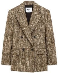 MSGM - Jack Met Dubbele Rij Knopen - Lyst
