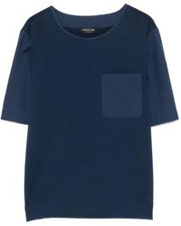 Margittes - Patch-Pocket Short-Sleeve T-Shirt - Lyst