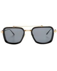 Akoni - Rectangle-Frame Tinted Sunglasses - Lyst