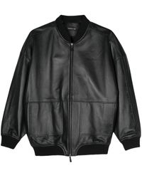 FEDERICA TOSI - Whipstitch-detailing Leather Jacket - Lyst