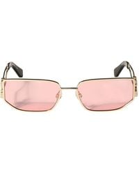 Off-White c/o Virgil Abloh - Allen Geometric-Frame Sunglasses - Lyst