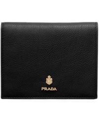 Prada - Small Leather Wallet - Lyst