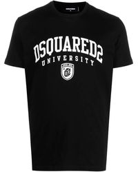 DSquared² - College Print T -shirt - Lyst
