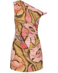 SIR. - Abstract-Print Mini Dress - Lyst