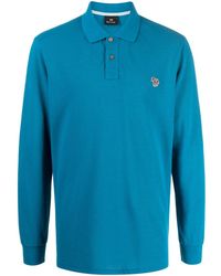 PS by Paul Smith - Logo-embroidered Cotton Polo Shirt - Lyst