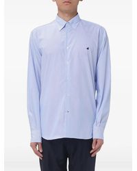 Brooksfield - Striped Poplin Shirt - Lyst