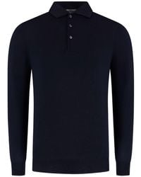Gran Sasso - Long-Sleeve Polo Shirt - Lyst