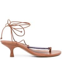 FARM Rio - Lace Up Sandals - Lyst