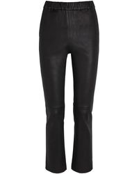 Arma - Panelled Leather Trousers - Lyst
