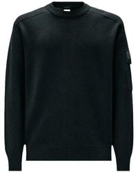 C.P. Company - Metropolis Series Extrafine-Merino-Wool Crewneck Sweater - Lyst