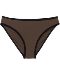 TOTEME - Contrast-Trim Bikini Bottoms - Lyst