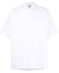 OAMC - Boxy Short Sleeve Cotton Shirt - Lyst