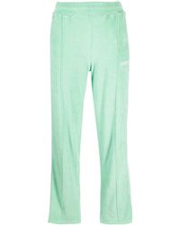 Sporty & Rich - New Serif Logo-embroidered Track Pants - Lyst