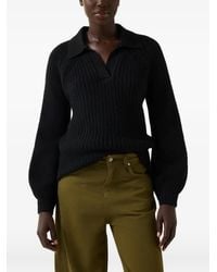 Bogner - Jordy Ribbed-Knit Polo-Collar Sweater - Lyst