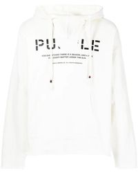 Purple Brand - Beach Graphic Print Hoodie - Lyst