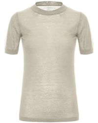 Malo - Cashmere Short-Sleeve Sweater - Lyst