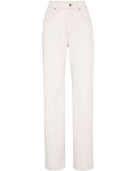 Brunello Cucinelli - Straight High-Waisted Jeans - Lyst