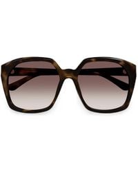 Chloé - Square-Frame Sunglasses - Lyst