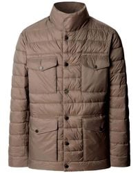 Hackett - High-Neck Padded Jacket - Lyst