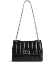 Balenciaga - Mini Monaco Quilted Shoulder Bag - Lyst