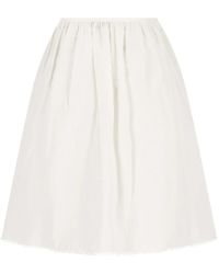 Miu Miu - Flap-Pocket Midi Skirt - Lyst