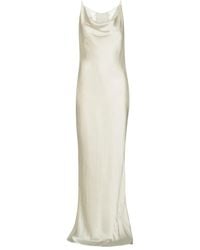 ROTATE BIRGER CHRISTENSEN - Abendkleid mit drapiertem Ausschnitt - Lyst