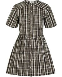 Damson Madder - Robe-Chemise Miley À Carreaux - Lyst