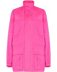 Balenciaga - Oversized-Jacke mit Logo-Stickerei - Lyst