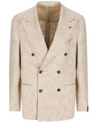 Tagliatore - Blazer À Boutonnière Croisée - Lyst