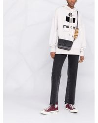 Isabel Marant - Mansel Hoodie mit gefährterem Logo - Lyst