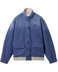 Miu Miu - Cotton Blouson Jacket - Lyst