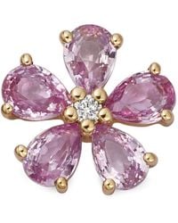 Loquet London - Sapphire And Diamond Blossom Charm - Lyst
