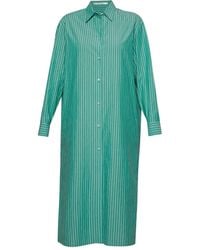 The Row - Vestido camisero a rayas - Lyst