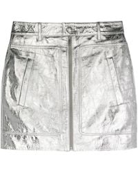 Zadig & Voltaire - Jinette Minirock Aus Leder - Lyst