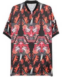 Y-3 - Graphic-Print Short-Sleeve Top - Lyst