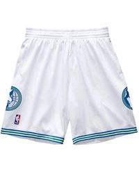 Mitchell & Ness - Nba Swingman Shorts Met Grafische Print - Lyst