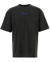HUGO - Logo-Print Chest-Pocket T-Shirt - Lyst