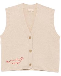 Stella Nova - Embroidered Knitted Vest - Lyst