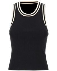 Kaos - Icona Contrast-Trim Tank Top - Lyst