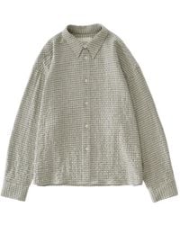 Studio Nicholson - Nostra Checked Shirt - Lyst