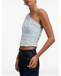 EVER NEW - Samara Draped Mesh Top - Lyst