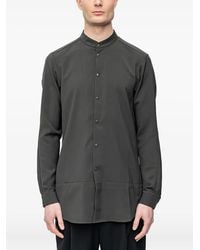 DEVOA - Mandarin-Collar Button-Down Shirt - Lyst