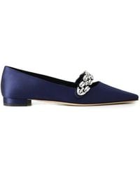 Manolo Blahnik - Tamolflat Point-Toe Pumps - Lyst